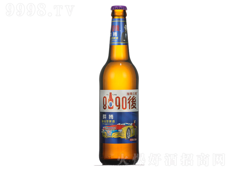 8090后啤酒・拼搏励志型蓝标【500ml】